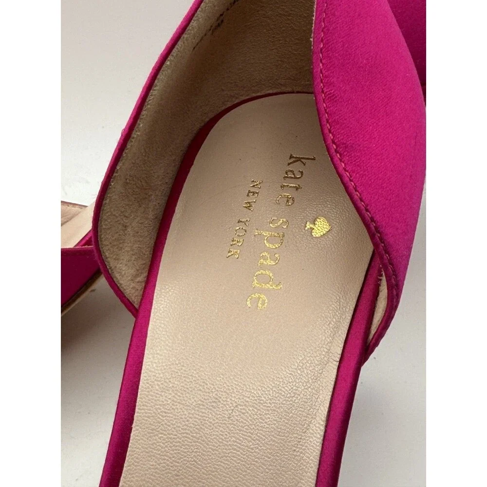 🎀👠 Kate Spade Pink Heels w/ Bow | Women's Size 9M | Elegant Designer Pumps 💖✨